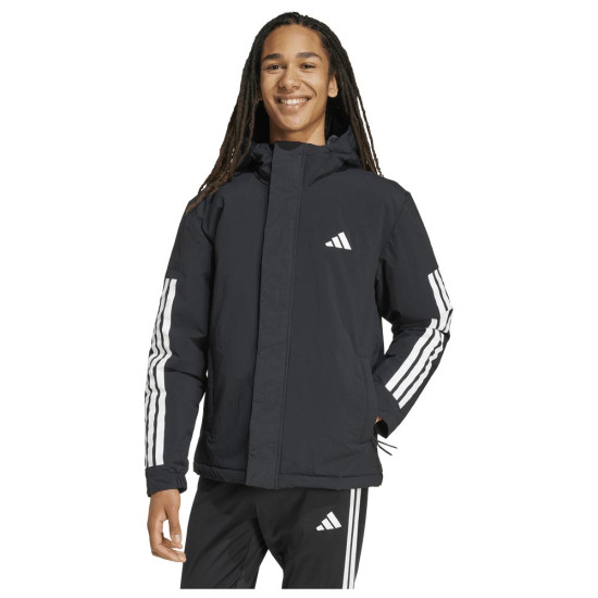 Adidas Ανδρικό μπουφάν Essentials 3-Stripes Insulated Hooded Jacket Adidas Ανδρικό μπουφάν Essentials 3-Stripes Insulated Hooded Jacket